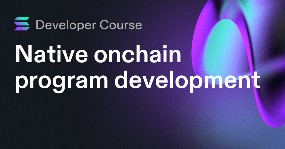 Native onchain program development