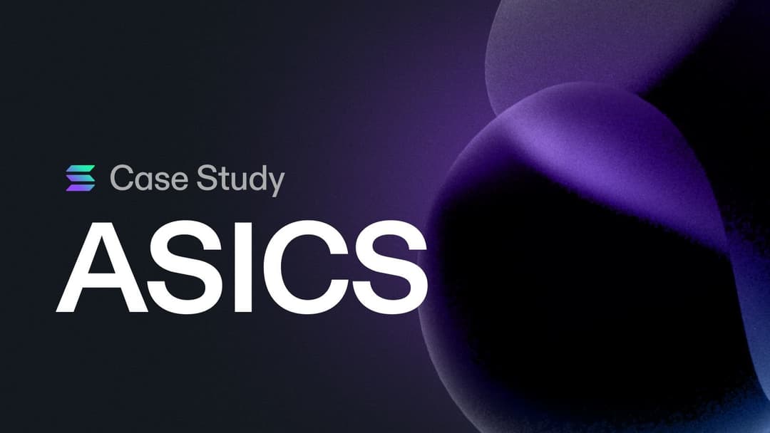 Case Study: ASICS builds loyalty program with Solana Pay